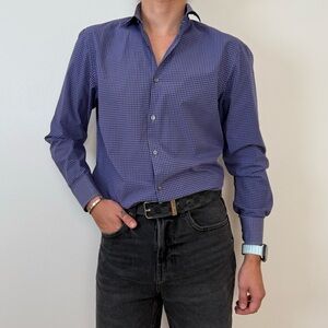 Boss Hugo boss plaid button down shirt